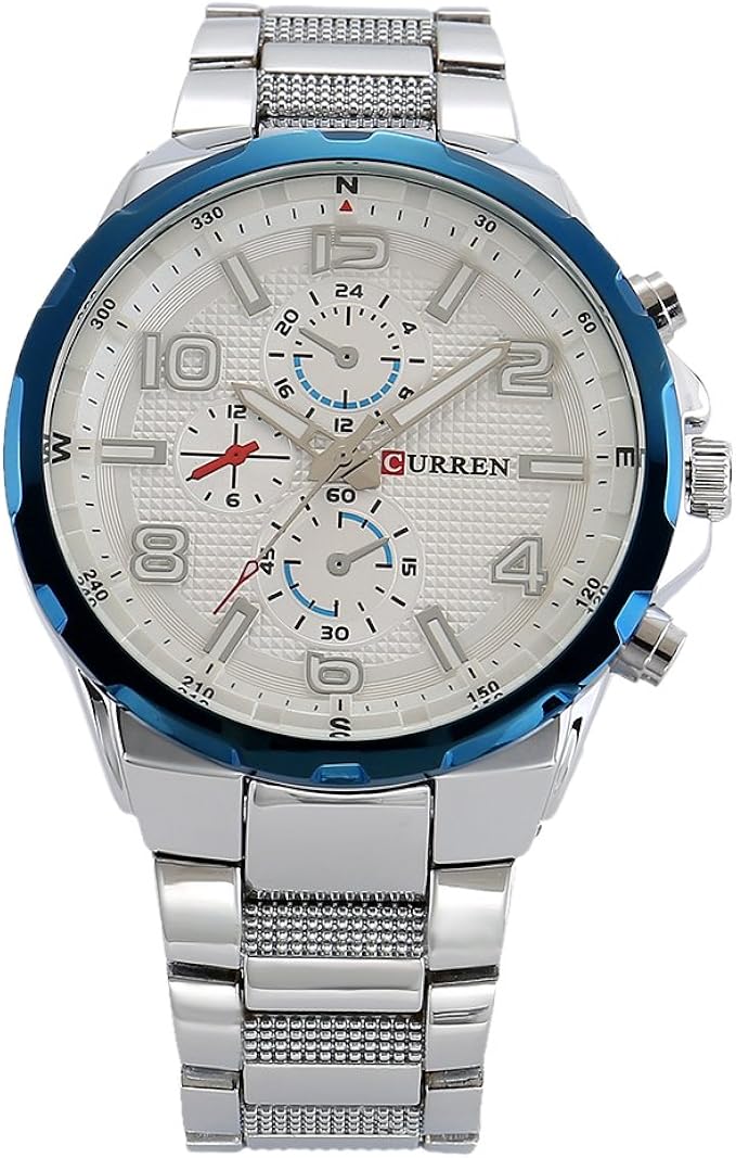curren stainless steel watch