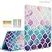 iPad Mini Case - LittleMax(TM) Synthetic Leather Auto Wake/Sleep Stand Case [Card Holder] Flip Folio Wallet Case Cover for iPad Mini 3/2/1 [Free Cleaning Cloth,Stylus Pen]--# Colorful Circles