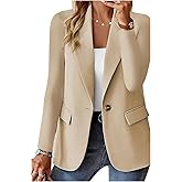 Blazers for Women Casual Oversized Open Front Long Sleeve Jackets Work Office Business Suit Blazer 2026