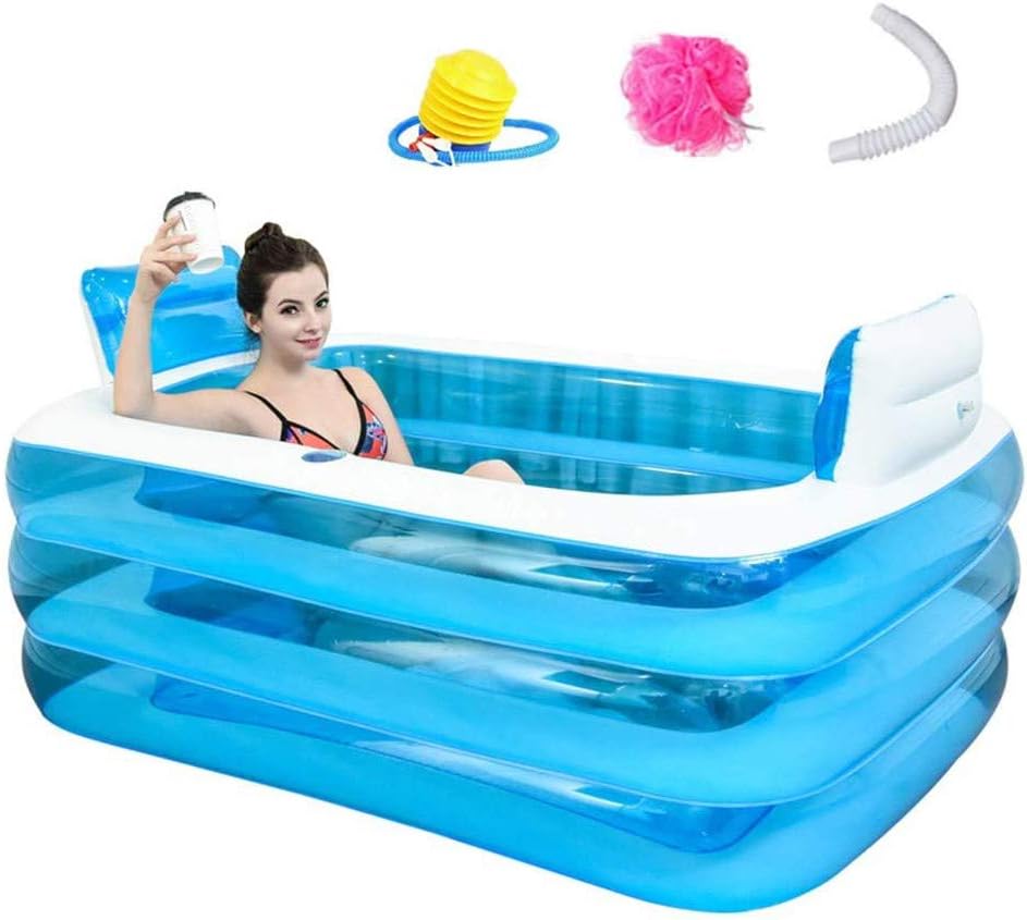SDYBYG Baignoire Gonflable, Piscine Familiale, Baignoire Spa, Pliable