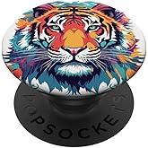 Watercolor Tiger PopSockets Adhesive PopGrip