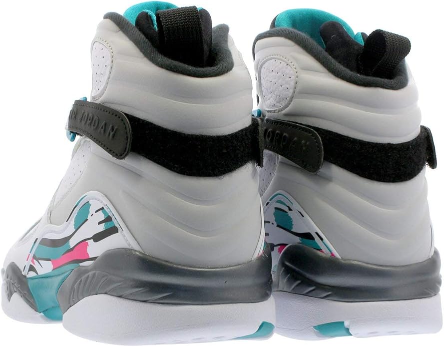 white turbo green jordan 8