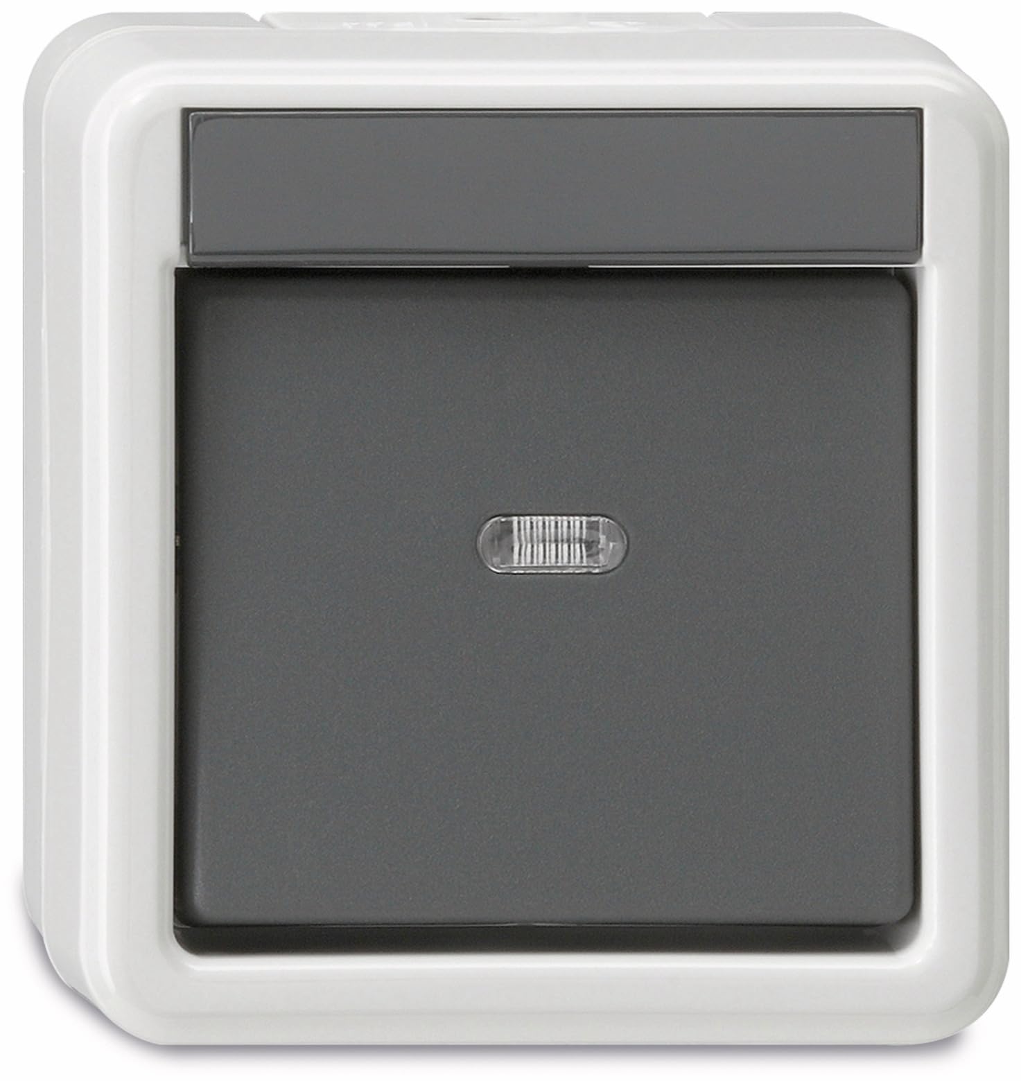 GIRA 010630 Rocker Switch Water-Protected Surface-Mounted Grey