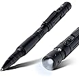 Self Defence Tactical Pen | Rechargeable Multitool Heavy Duty Military Pen | Featured Flashlight + Glass Breaker + Bottle Opener + Ink Refills | Compact & Concealable Personal Protection
