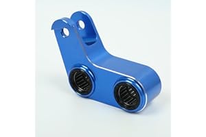 FTQYZDP Lowering Link Kit For YZ125 /YZ250(2006-2024), YZ250X(2016-2023), YZ125X (2020-2023),YZ250F(2005-2014), YZ450F(2005-2015) -1.5" -40mm Adjustable Suspension Rear.Aluminum CMC (Blue)