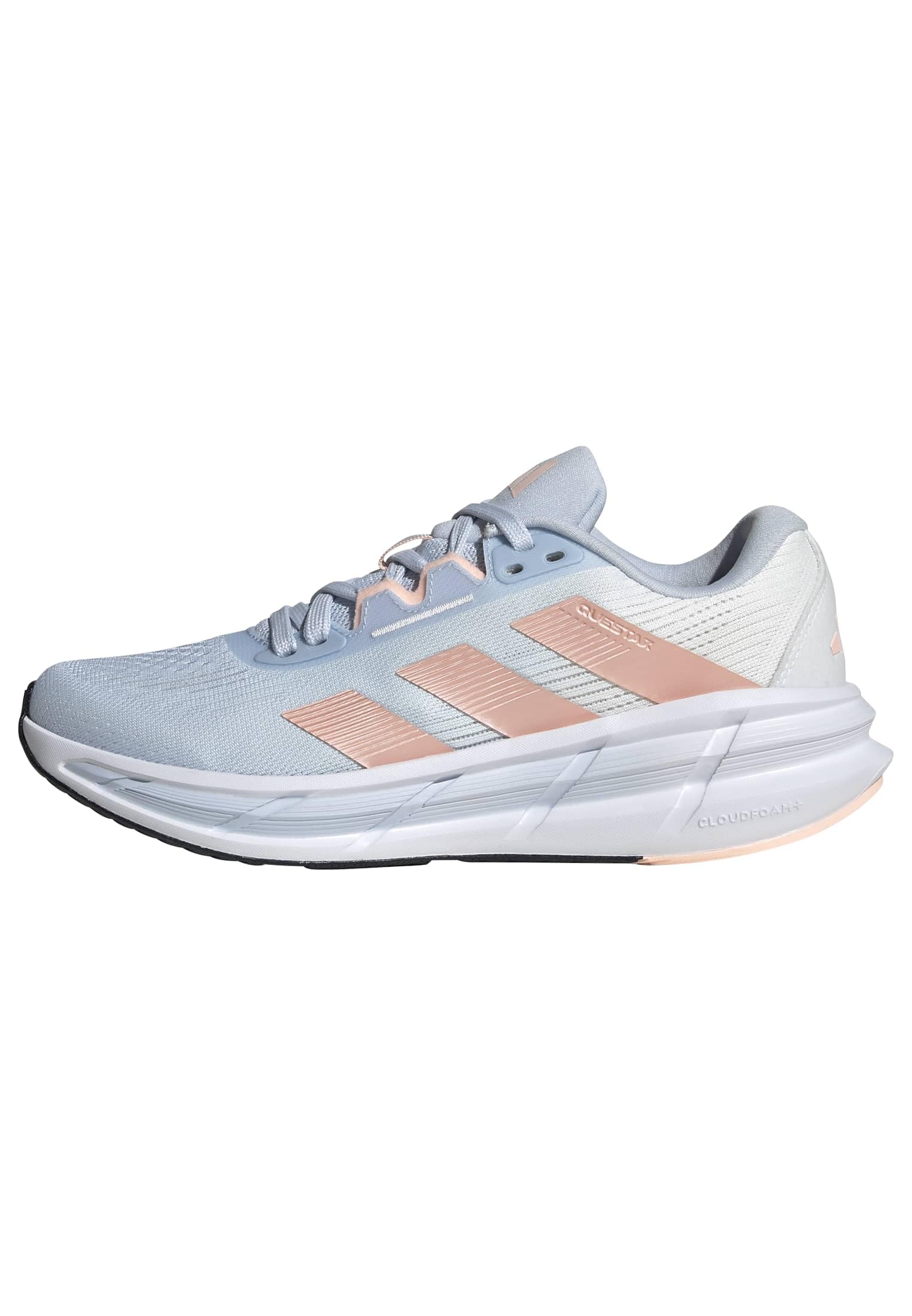 adidas Women's Questar 3 Running, Crystal Sky/Clear Orange/Halo Blue, 7 Image