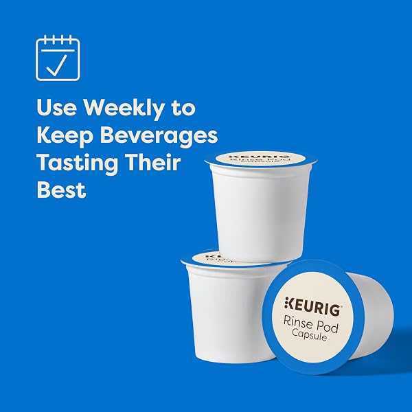 KEURIG BREWER CLEANSE KIT FOR BREWER DESCALING AND MAINTENANCEINCLUDES DESCALING SOLUTION & RINSE PODS, COMPATIBLE WITH KEURIG CLASSIC/1.0 & 2.0 K-CUP POD COFFEE MAKERS, 5 COUNT