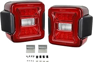 LED Tail Light Compatible For Jeep Wrangler JL 2018-2023 Rear Lamps Brake Reverse Daytime Running Lights USA Version(USA Vers