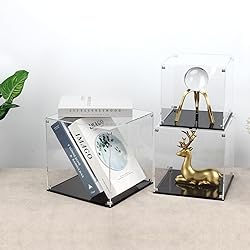 Kcgani Clear Self-Assembly Acrylic Boxes for