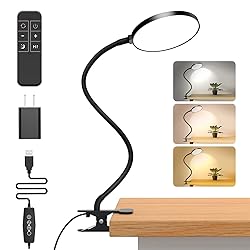 iFalarila Reading Light with Remote, LED Desk Lamp