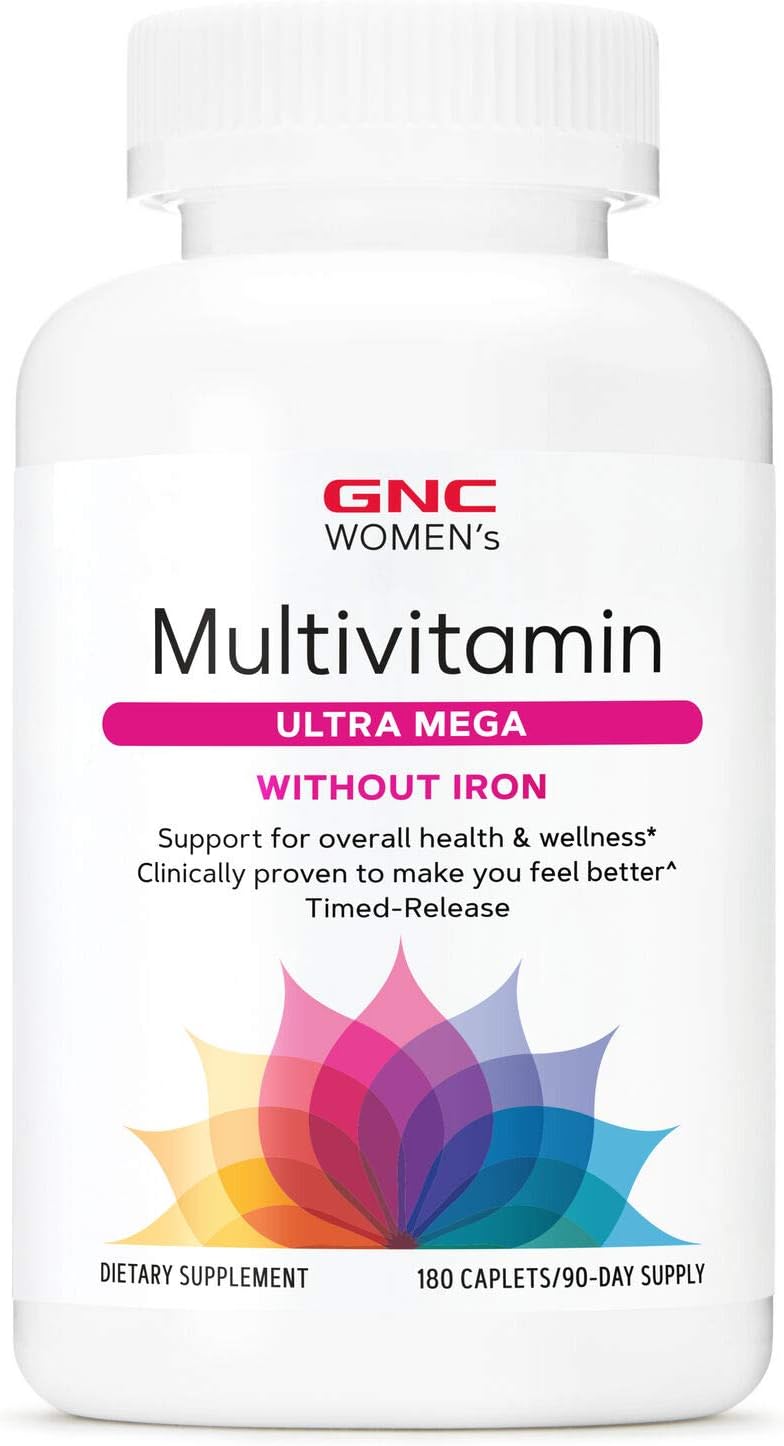 Amazon Com Gnc Women S Multivitamin Ultra Mega Without Iron Health Personal Care