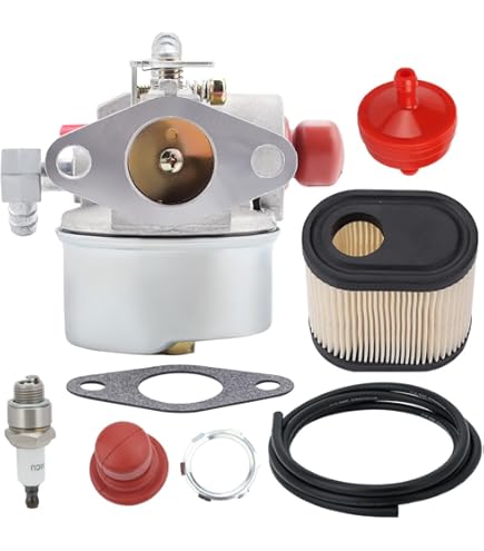 Carburatore Shkalacar Per Motori Tecumseh Con Guarnizione - Ricambio Per TVM220 Modelli 640297 E Altri - Foto 3