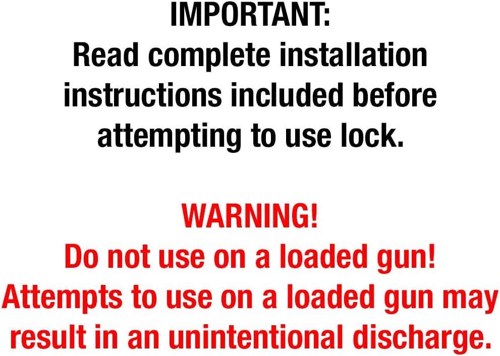 Master Lock 90DSPT Keyed Gun Lock, 1 Pack: Home Improvement