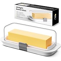 Beurrier En Porcelaine Candiicap - Grand Modèle 350g, Lavable Lave-Vaisselle, Design Coloré