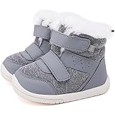BMCiTYBM Toddler Baby Winter Snow Boots Boy Girl Faux Fur Warm Non Slip First Walking Infant Shoes