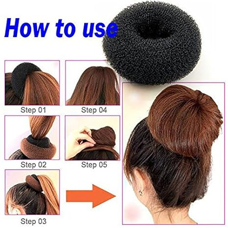 Cosmetics Jewellery Ggg 5pcs Women Girls Elastic Band Bun Donut