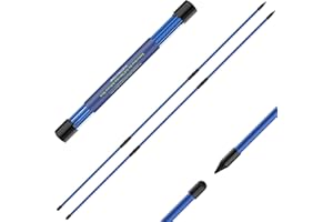 Seticek Golf Alignment Sticks 2 Pack,Upgraded 48" Collapsible Alignment Stick Golf Training Aid for Aiming, Putting, Swing Trainer, Golf Training Sticks with Clear Tube Case