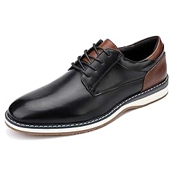 Meijiana Men's Oxfords Casual Dress Shoes Leather