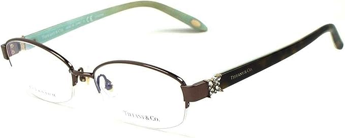 Amazon Co Jp ティファーニー ｔｆ1104bd 6046 Tiffany ブラウンデミ ティファニーブルー 正規品 メーカー保証書付 メガネフレーム 服 ファッション小物