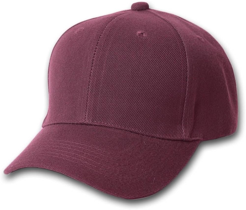 TOP HEADWEAR Baseball Cap Hat Maroon 1pc Amazon.co.uk Clothing