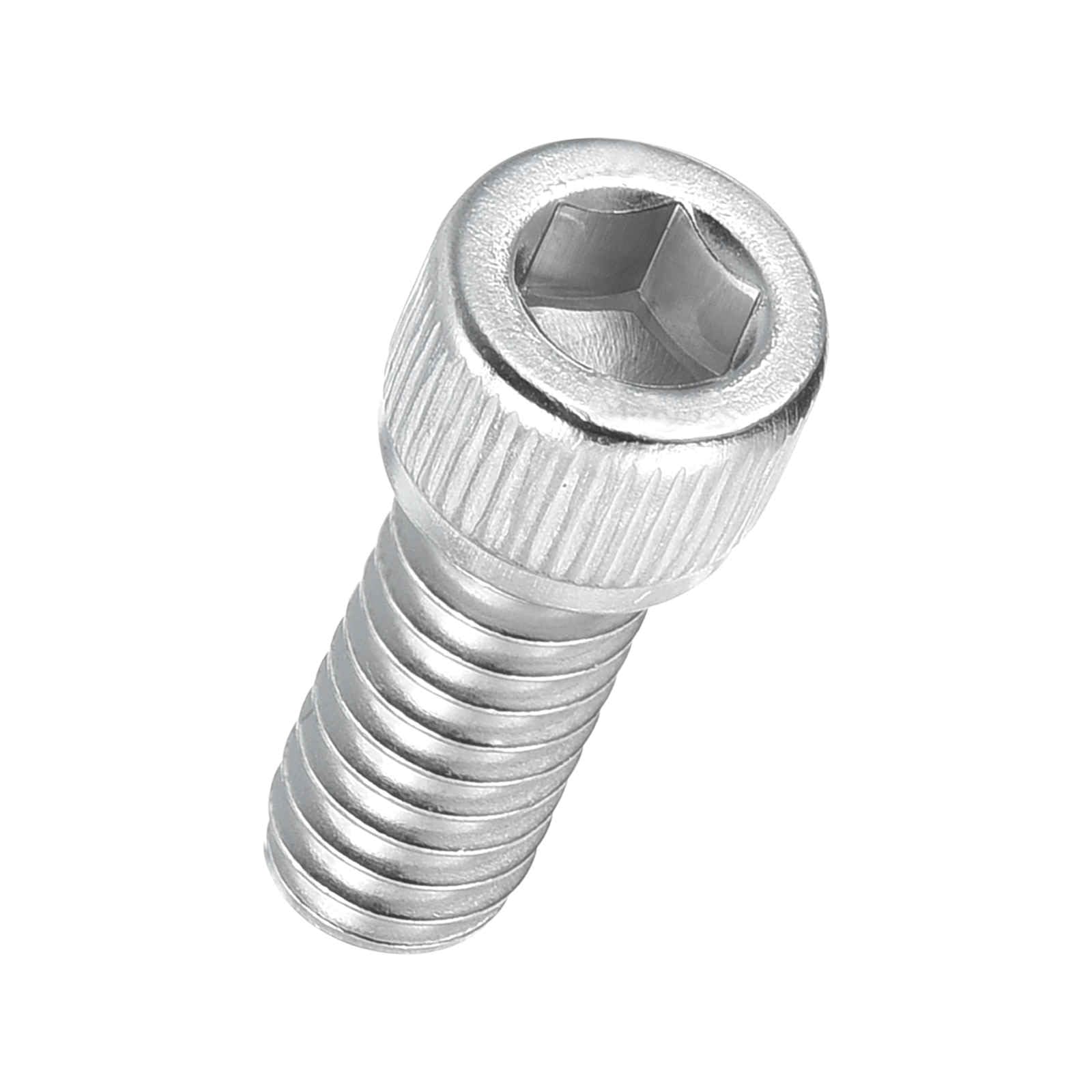Kozelo 50pcs Socket Head Cap Screws - [1/4"-28 x 1/2"] 304 Stainless Steel Allen Socket Drive for Electrical Motor 3D Printing Fan Engine Replacement Use, Silver — image 1