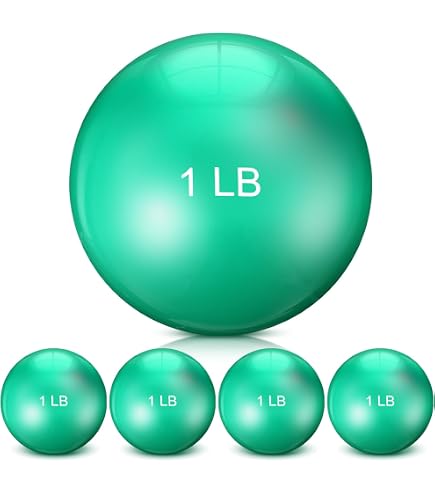 Plyometric Weighted Baseball Balls Set - 2lb, 16oz, 9oz, 7oz, 5oz, 3.5oz For Arm Strength