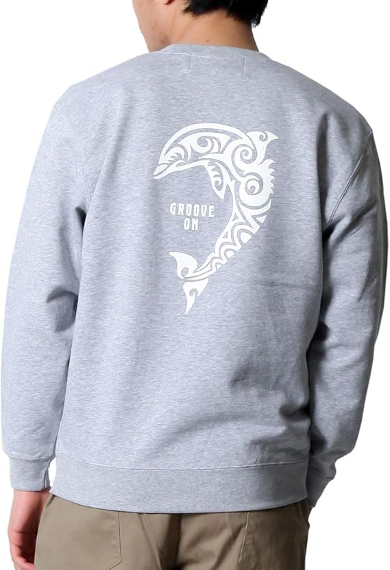 Amazon グルーブオン Grooveon メンズ トレーナー ブランド ロゴ イルカ プリント スウェット クルーネック Gosc4612 トレーナー パーカー 通販 Amazon グルーブオン Grooveon メンズ トレーナー ブランド ロゴ イルカ プリント スウェット クルーネック Gosc4612 トレーナー パーカー 通販