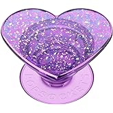 PopSockets Phone Grip with Expanding Kickstand, Adhesive Grip, Cute PopSockets - Iridescent Confetti Dreamy Heart