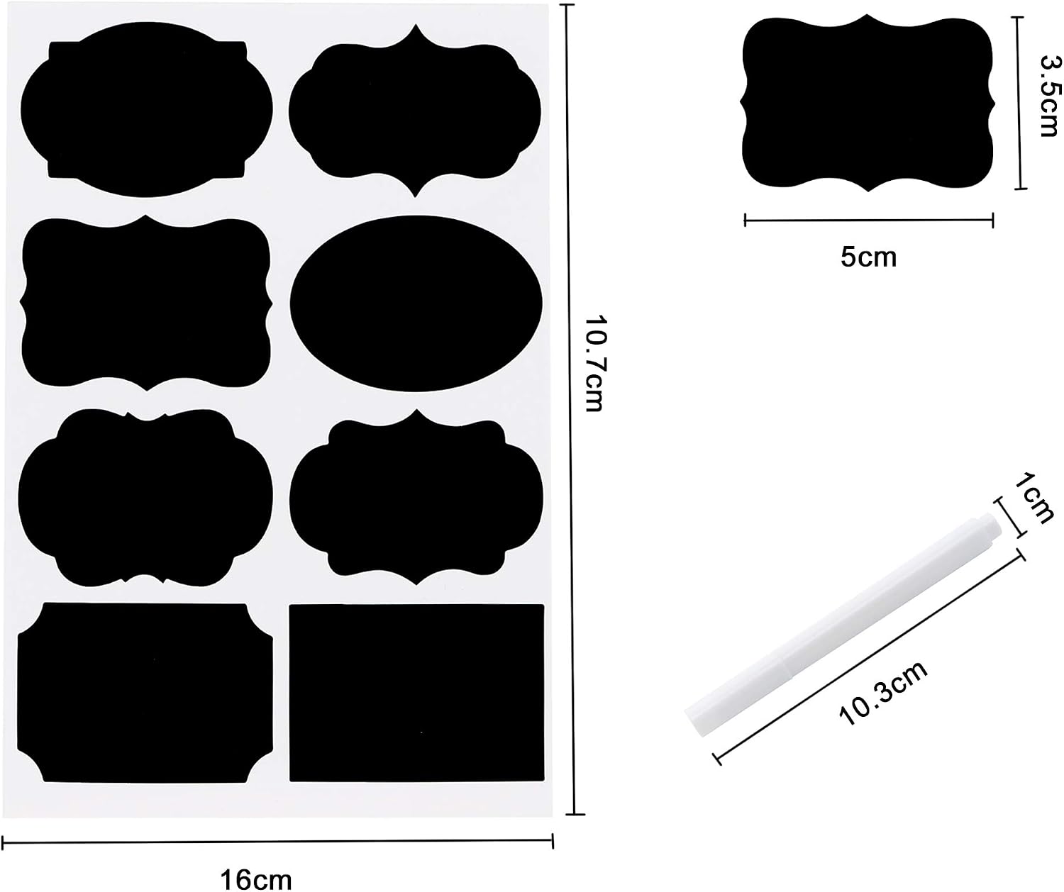 Armiz Labels for Jars 64 PCS - Image 3
