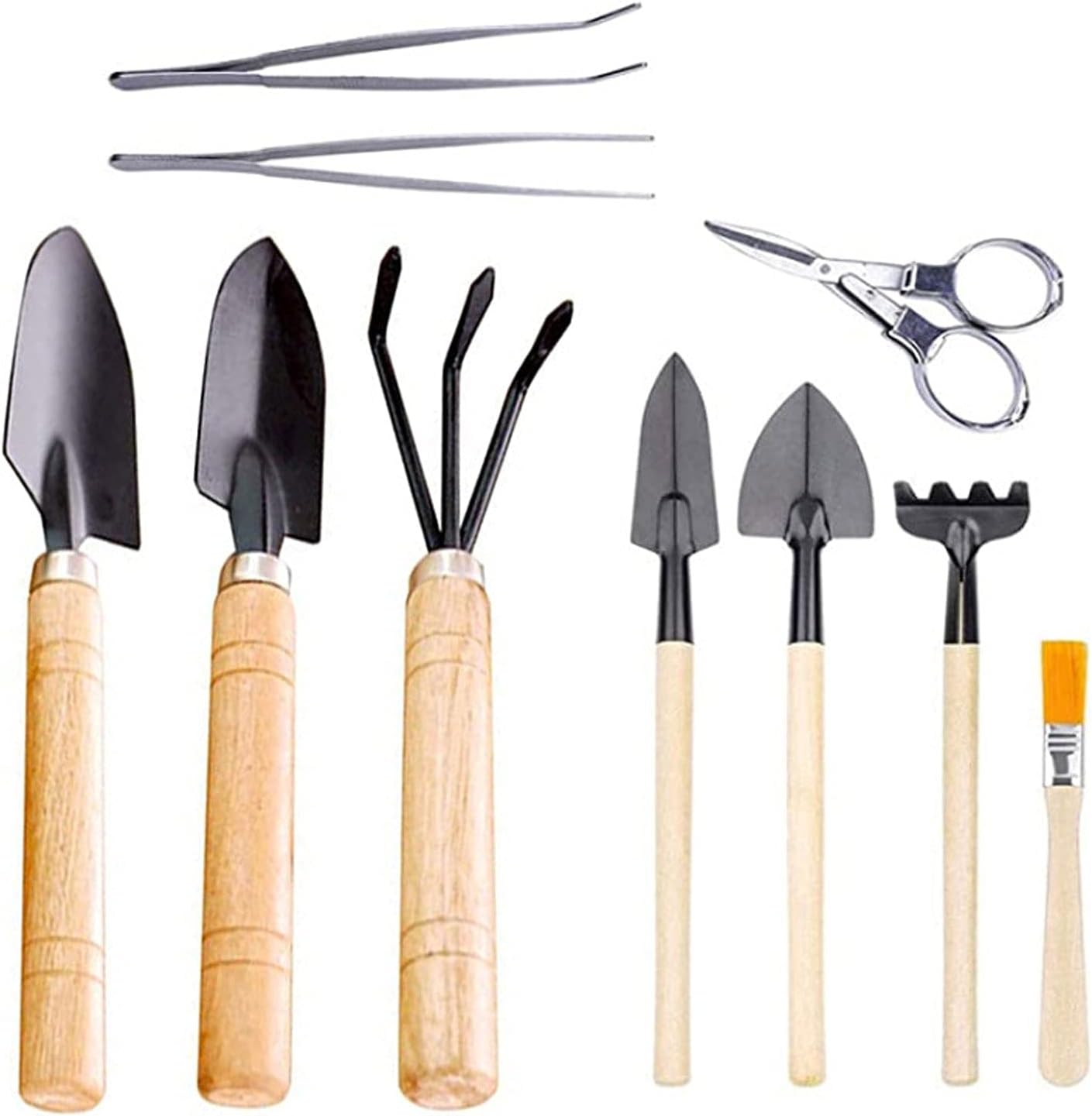 10 Pieces Tools For Bonsai,Gardening Tool Kits,Planting Tool For