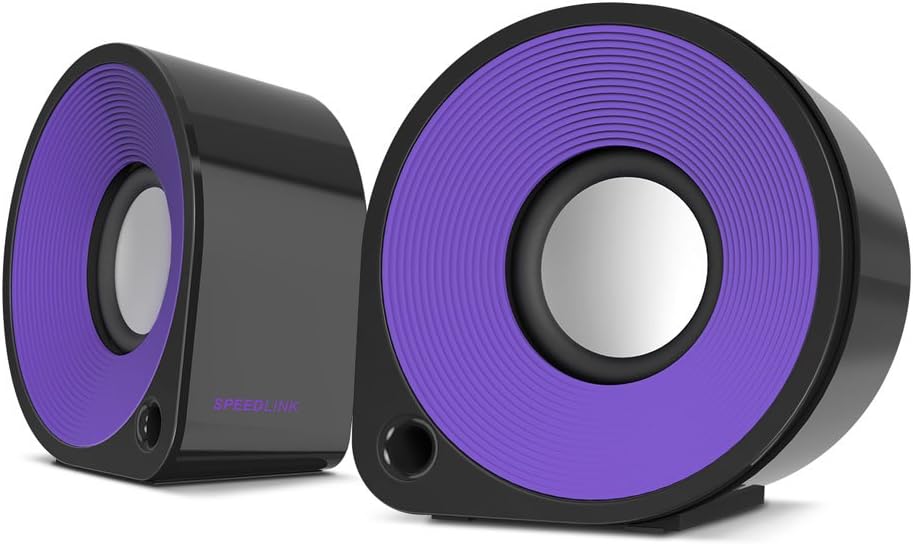 Speedlink Aktive StereoLautsprecher ELLIPZ Stereo Amazon.de