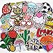 Mosheng Accessory 60pcs DIY Animals Embroidery Patches Mix Patterns Iron On/Sew On Applique for Kids Childrens Clothes Backpacks T-Shirt Jeans Skirt Vests Scarf Hat Bag Halloween Christmas (Style 6)