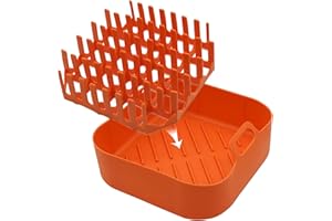 Bacon Rack for Oven Non-stick Air Fryer Silicone Bacon Rack Reusable Practical Multi-Use Tray for Microwave and Air Fryer Ove