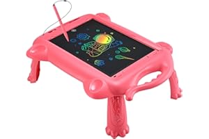 CIMETECH Toys for 1-2 Year Old Girls, Magnetic Drawing Board, Toddler Girl Toys Doodle Board for Kids, Educational Learning Toys for 1 2 3 Years Old Boys Birthday (Pink)