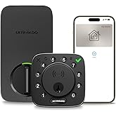 ULTRALOQ Bolt NFC WiFi Smart Lock,Tap to Unlock with iPhone and Android NFC | Built-in WiFi Deadbolt Smart Locks for Front Door, App Remote Access, Auto-Lock, Works with Apple Home, Alexa, Google, BHMA