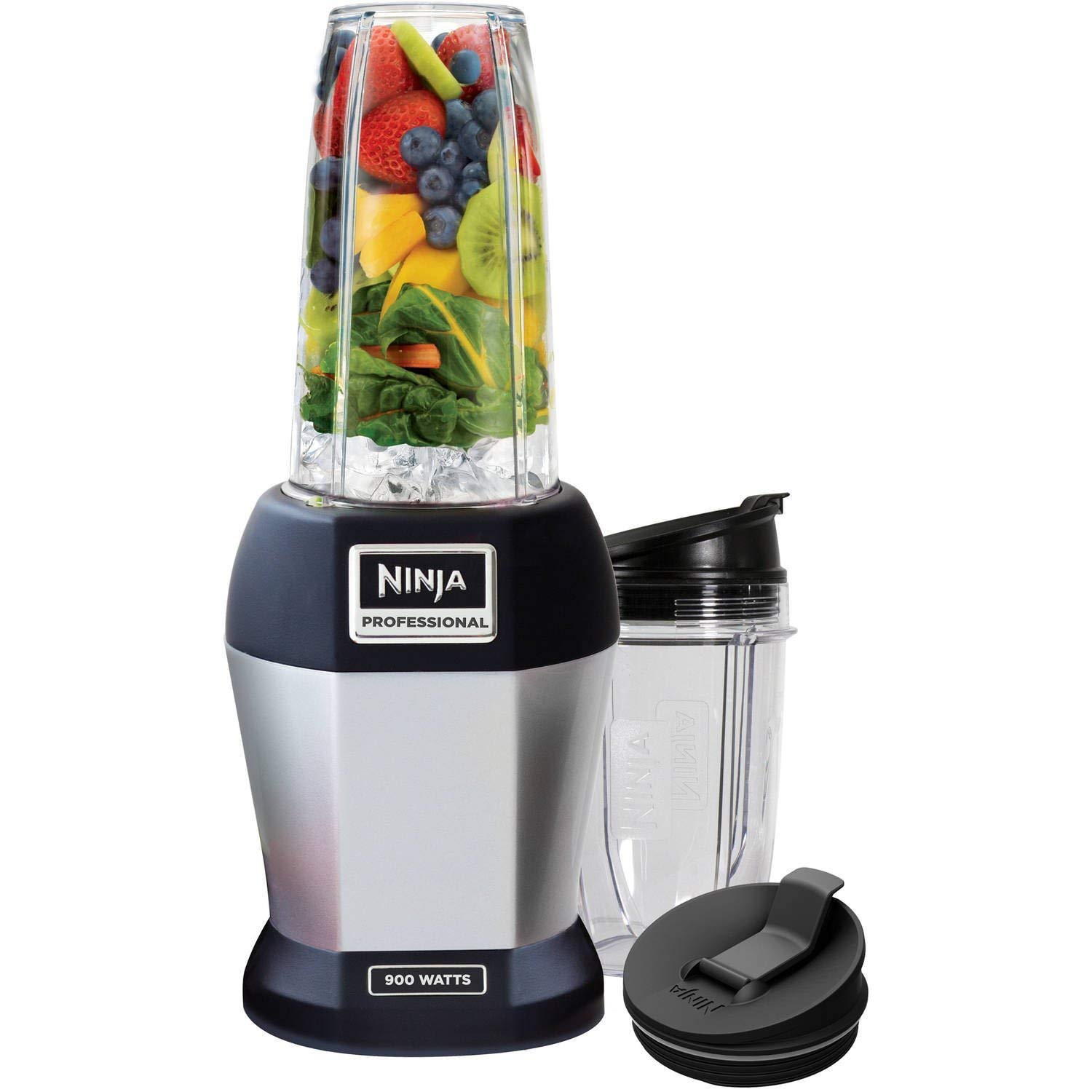Blender BL450 Single Serve with 900 Watts Base Motor for Nutri Ninja Pro (Certified Refurbished)