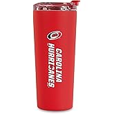 Rico Industries NHL Hockey 24oz Stainless Steel Tumbler with Lid and Dual Functioning Lid