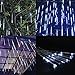 Lwind Meteor Shower Rain Lights,Twinkling Romantic Lights for Party, Wedding, Christmas, etc.11.8inch 8 Tubes (White)