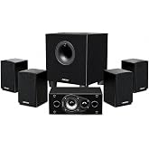 Energy 5.1 Take Classic Home Theater System (Set of Six, Black) | Complete 5.1 Home Theater Speaker System With 200W Subwoofer For Surround Sound