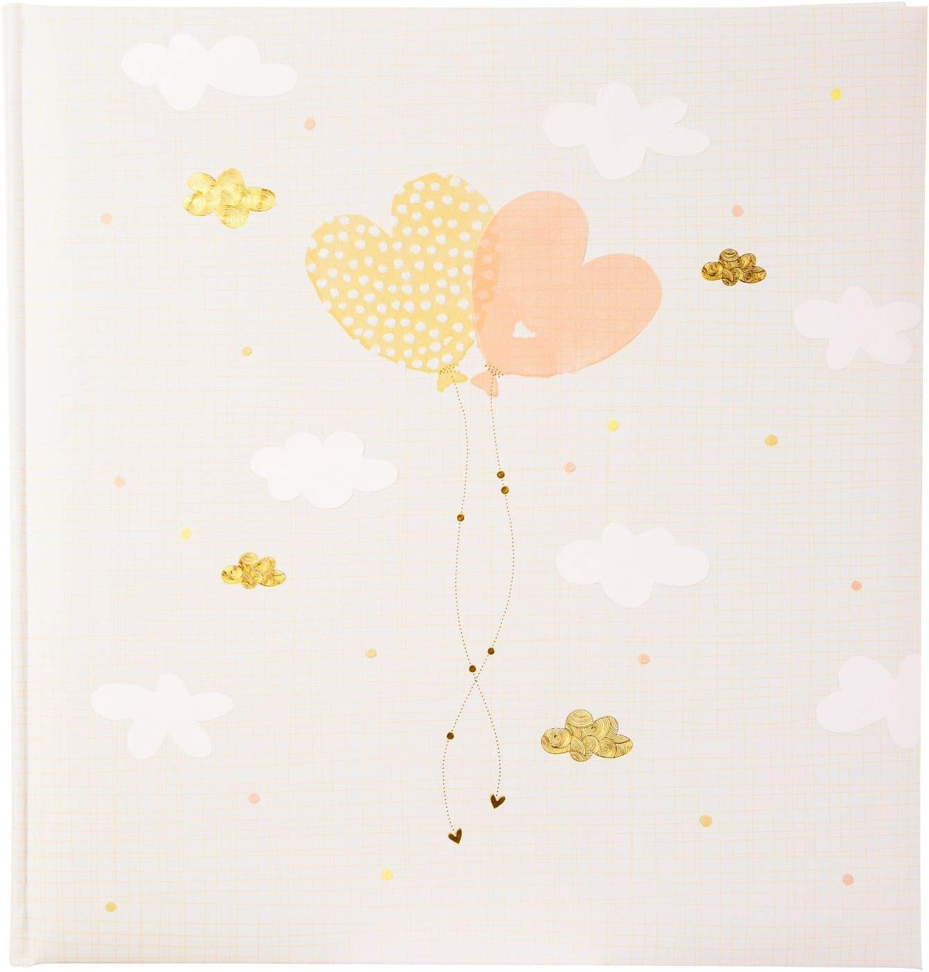goldbuch 08386 Wedding Album Ballooning Hearts, Turnowsky Design, Photo Album with 60 White Pages and Parchment Dividers