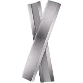 LU&amp;MN Carbide Paint Scraper Blades, Double-Edged, 2" (50mm), 2 PCS | Premium-Grade Tungsten Steel, Double-Edged Reversible Carbide Scraper Blades, for Paint, Glue &amp; Grout Removal