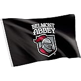 Desert Cactus Belmont Abbey College BAC Flag - 3 x 5 Feet Crusaders Banner, Indoor/Outdoor Durable Fabric, 100% Polyester Design (Style 1)