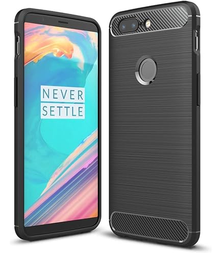 Asuwish Cover Per OnePlus 5T Con Supporto Integrato E Pellicola Vetro Temperato - Custodia Ibrida TPU E Plastica, Antiurto, Protezione Fotocamera, Nero - 5