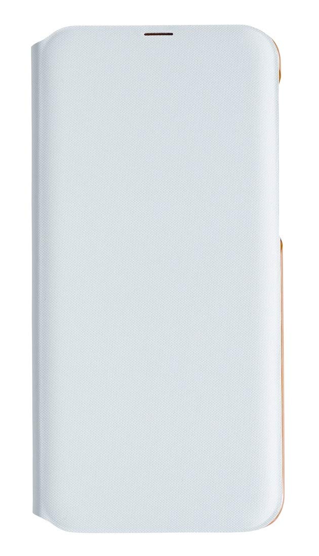 Samsung Wallet Cover for Samsung Galaxy A40 - Protective Folding Smartphone Cover Wallet Case - Durable With Card Slot to Store Your Credit Cards - White