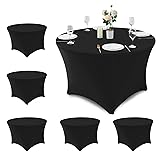Enjoyidea Fitted Table Cloth Round Cover