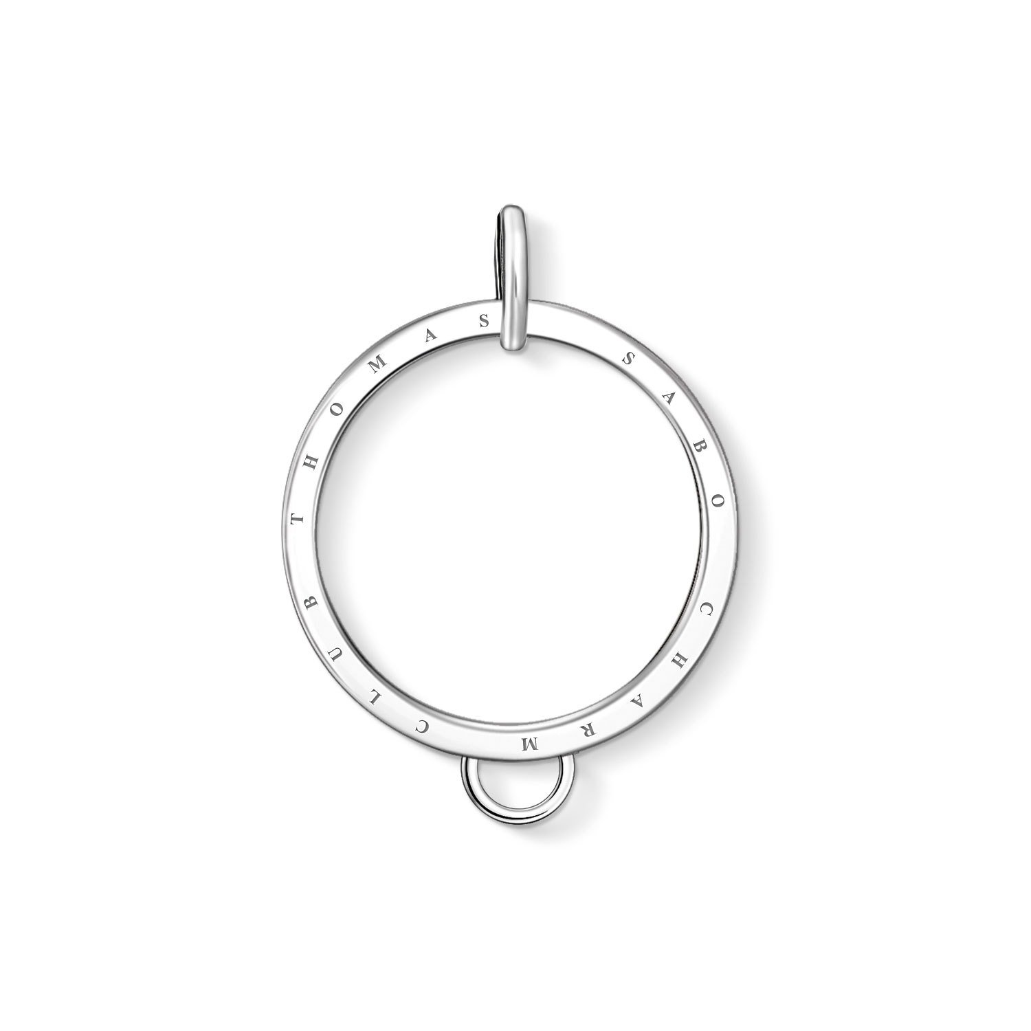 Thomas Sabo Women Charm Carrier Big Circle Charm Club 925 Sterling Silver X0267-001-22