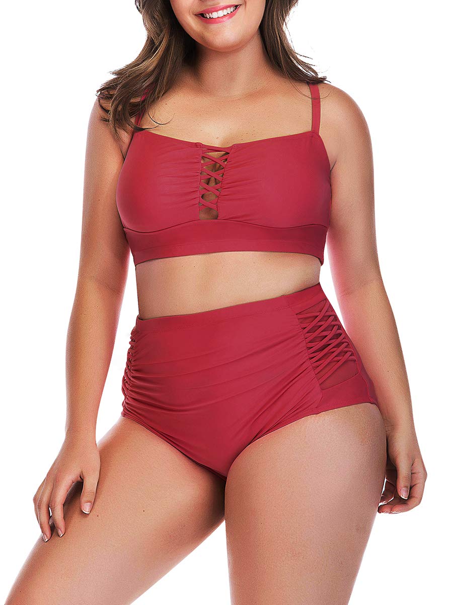retro bathing suits plus size