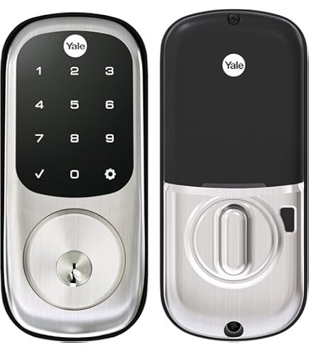 Yale Assure Lock Deadbolt, Satin Nickel Digital Touchscreen Keypad