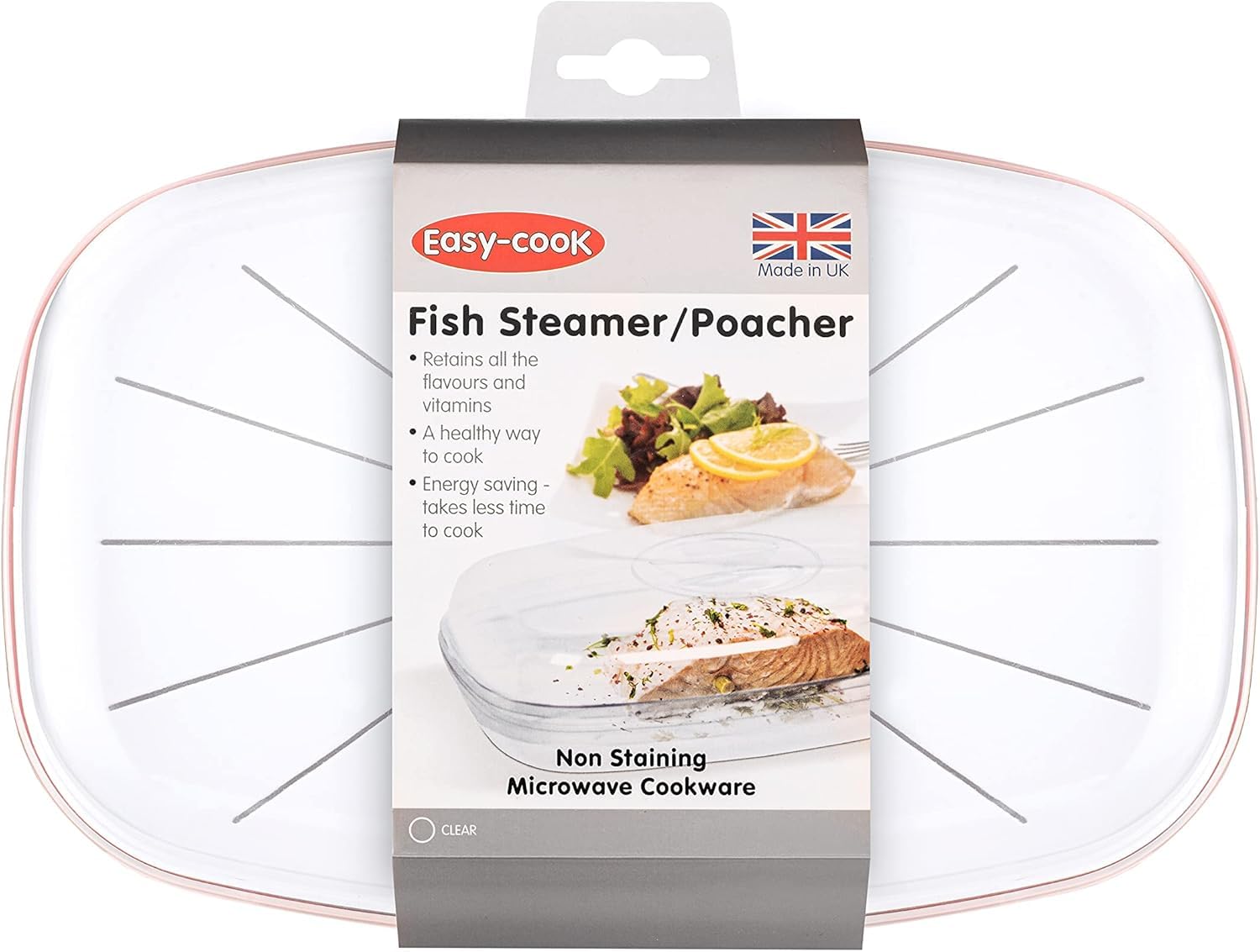 Easycook NS626 Microwave Fish Streamer/Poacher, Clear, 270mm