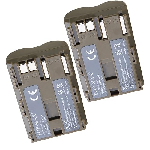 Raeisusp ACK-E2 Alimentatore AC Per Canon EOS - Adattatore DR-400, Batteria Fittizia BP-511, 8.1V 2A, Compatibile 20D 30D 40D 50D 5D
